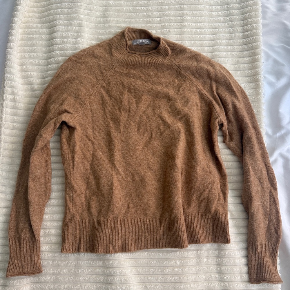 J. Crew Men's Tan Crewneck Sweater